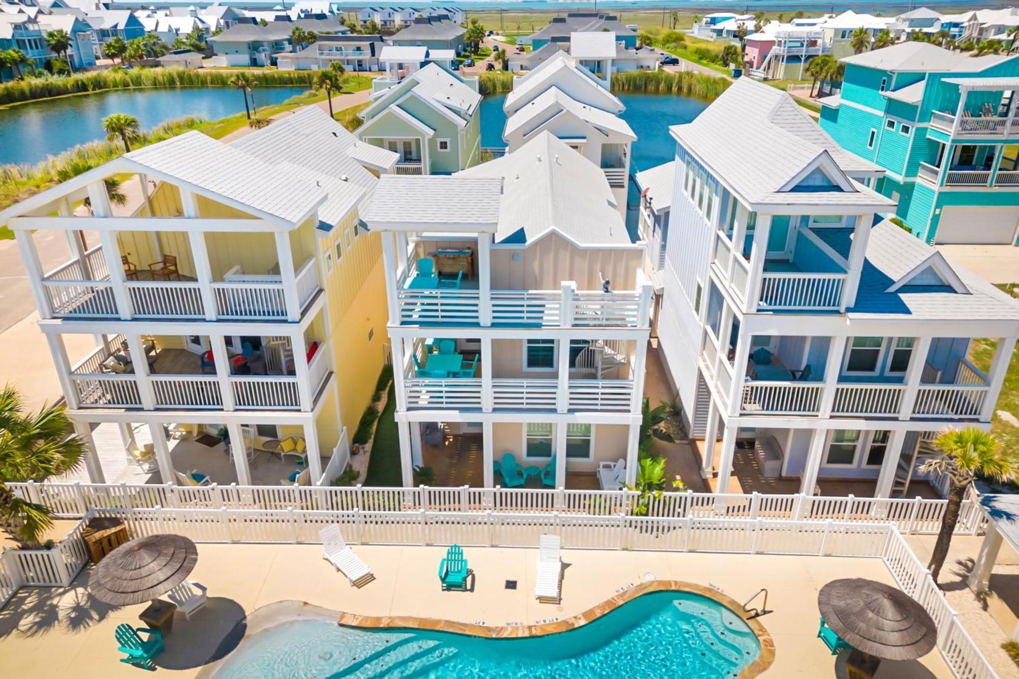 The Dauphin House Villa Port Aransas Bagian luar foto